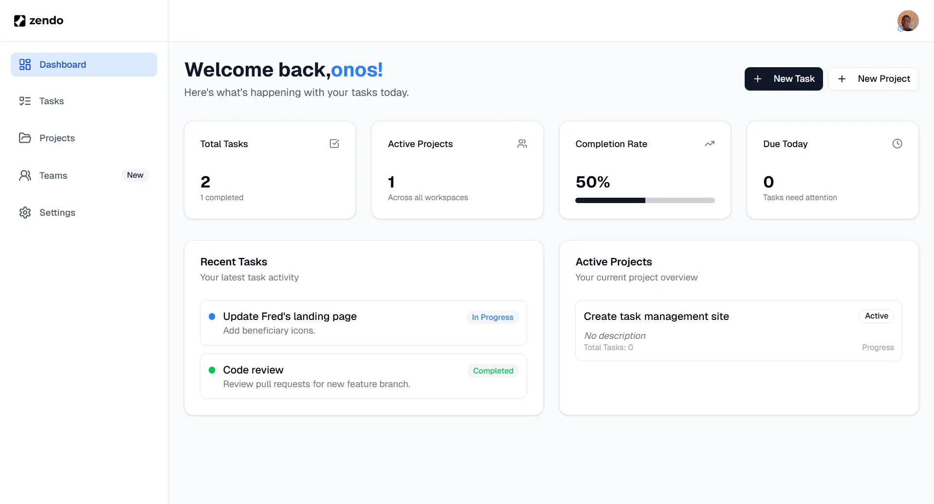 Zendo Dashboard
